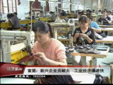 宣堡:新興企業貢獻大 工業經濟增速快