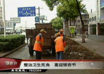 整治衛生死角 喜迎銀杏佳節