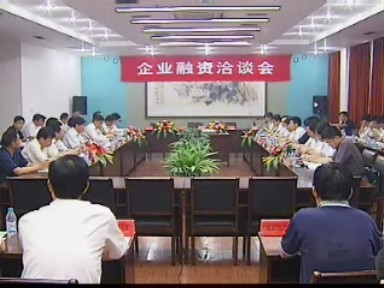 市政府組織召開企業融資洽談會