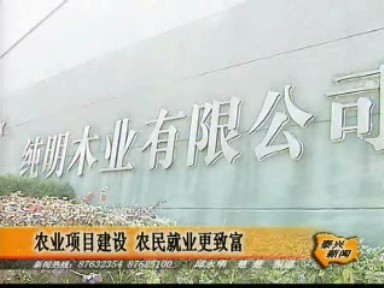 農業項目建設 帶動農民就業致富