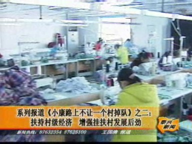 扶持村級經濟 增強掛扶村發展后勁