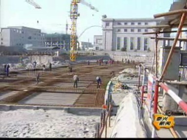 元旦假期 新區重點工程建設忙