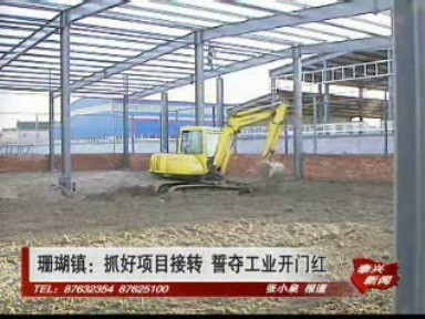 珊瑚鎮:抓好項目接轉 誓奪工業開門紅