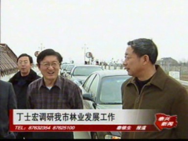 丁士宏調研我市林業發展工作