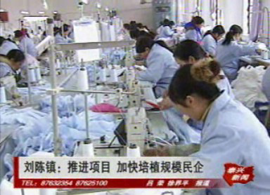 劉陳鎮:推進項目 加快培植規模民企