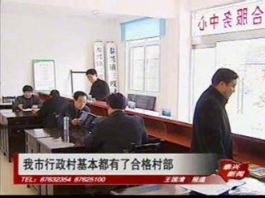 我市97%以上行政村有了合格村部