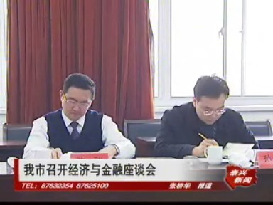 我市召開經濟與金融座談會