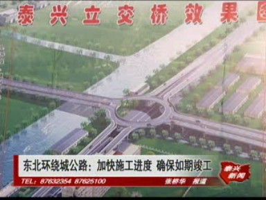 東北環繞城公路:加快施工進度 確保如期竣工