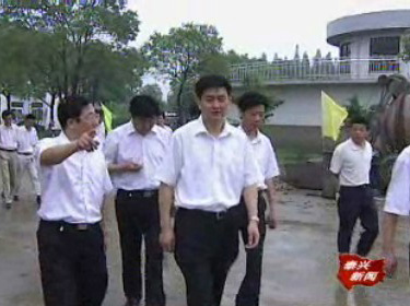 張兆江調研城市建設管理情況