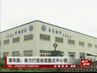 蔣華鎮:奮力打造省級重點中心鎮