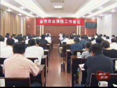 我市農業保險工作取得顯著成效