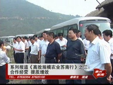 《高效規模農業蘇南行》之合作經營 提質增效