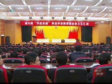 泰興鎮(zhèn)舉行“學(xué)趕蘇南”先進(jìn)事跡報告會